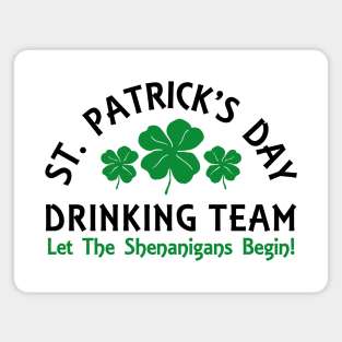 Drinking Team - St. Patrick's Day Magnet